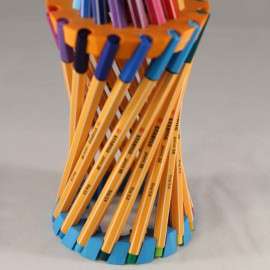 Porte crayon spirale
