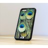 Coque de smartphone paon-zoom-face